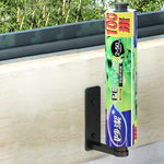 Staffa per montaggio a parete per portasciugamani di carta da cucina Lazy Rag Rack, Roll Paper Holder
