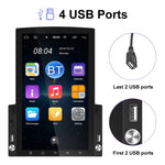Macchina all-in-one per navigazione Android con lettore MP5 per auto in vetro HD 2.5D con schermo verticale da 9,7 pollici, Standard, Standard+4 Lights Camera, Standard+8 Lights Camera, Standard+12 Lights Camera