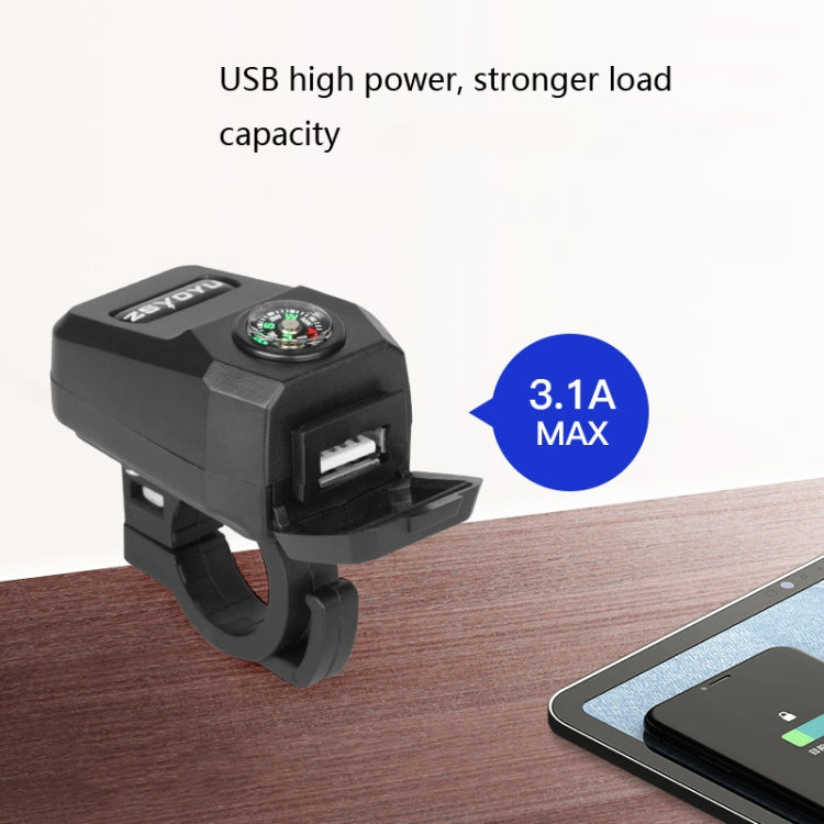 ZSYOYU Caricatore per telefono cellulare USB per auto elettrica con testa di ricarica per batteria, USB Mobile Phone Charger