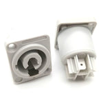10 PC Amplificatore di potenza Altoparlante audio Spina di alimentazione a tre core Presa audio di alimentazione per schermo LED 3P