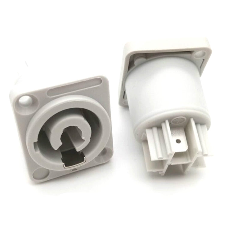 10 PC Amplificatore di potenza Altoparlante audio Spina di alimentazione a tre core Presa audio di alimentazione per schermo LED 3P