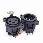 20 PC Presa XLR a tre core Presa audio bilanciata Presa drago Presa maschio e femmina, Male Socket, Female Socket