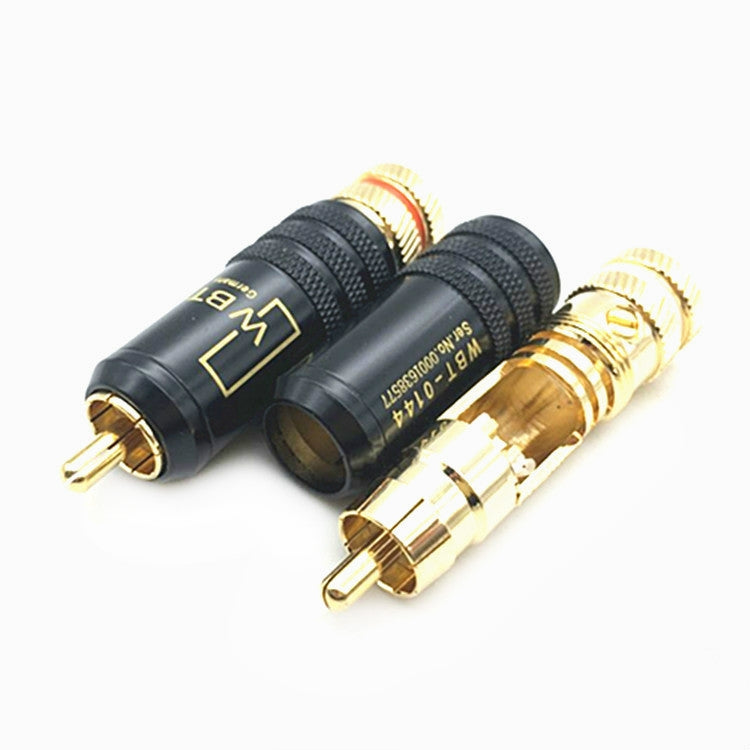 3 pz. WBT-0144 Spina RCA Lotus Spina audio e video AV