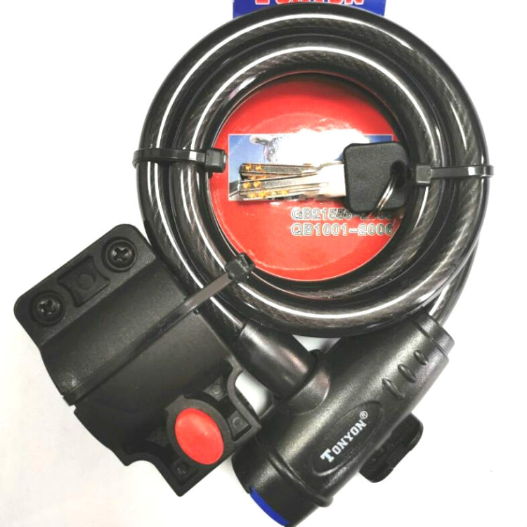 TONYON TY588 Lucchetto universale per bicicletta Lucchetto per filo per mountain bike Lucchetto ad anello per bicicletta, TONYON TY588