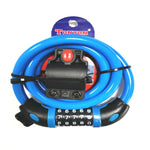 TONYON TY566 Lucchetto per bicicletta Lucchetto con codice a cinque cifre Lucchetto per barra per mountain bike Lucchetto per cerchione singolo, TONYON TY566(Blue), TONYON TY566(Green), TONYON TY566Orange), TONYON TY566(Black)