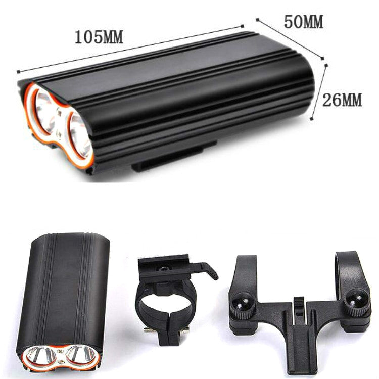 Luce anteriore per bicicletta Ricarica USB T6 Luce per ciclismo Luce per mountain bike impermeabile, Waterproof Bike Light