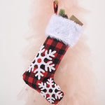 2 pezzi di ornamento di Natale, calza di Natale, sacchetto regalo, ciondolo per albero di Natale