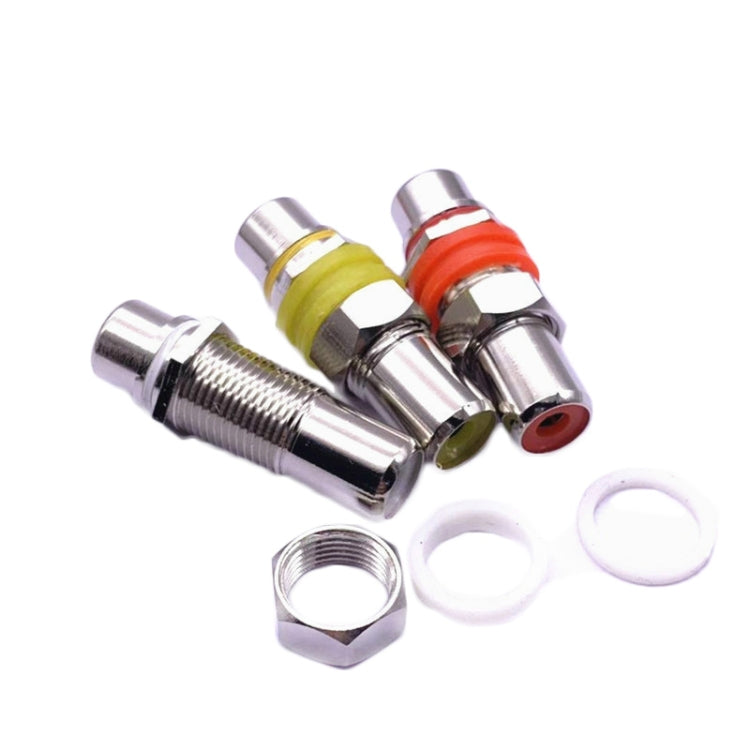 Adattatore RCA femmina a femmina audio e video 10 pezzi