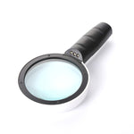 Lente portatile con doppia lente ingrandente 10x e 30x a LED