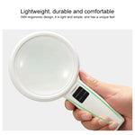 Lente portatile con doppia lente ingrandente 10x e 30x a LED