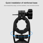 Il supporto per telefono cellulare per bicicletta elettrica può essere ruotato di 360 gradi Supporto per telefono cellulare Staffa di regolazione a quattro vie per moto, Handlebars, Rearview Mirrors