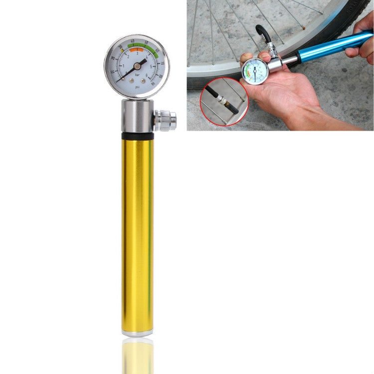 Mini pompa ad aria manuale per bicicletta Pompa ad aria universale per bicicletta Pompa ad aria portatile per equitazione all'aperto, Portable Air Pump(Yellow), Portable Air Pump(Red), Portable Air Pump(Black), Portable Air Pump(Silver)                ...