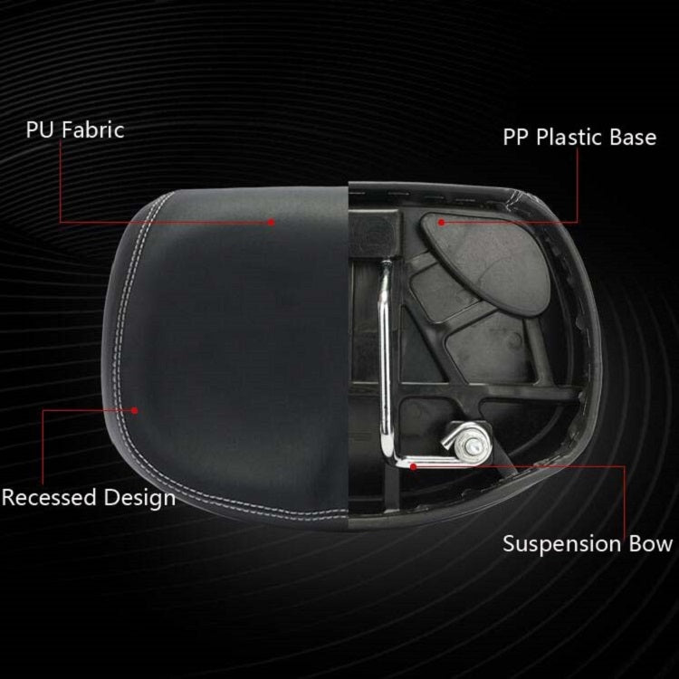 Sedile per bicicletta con cuscino ammortizzante 27x18x10 cm