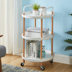 Carrello mobile di lusso Scaffale per set da tè per cucina semplice, soggiorno, Three Layers, Two Layers