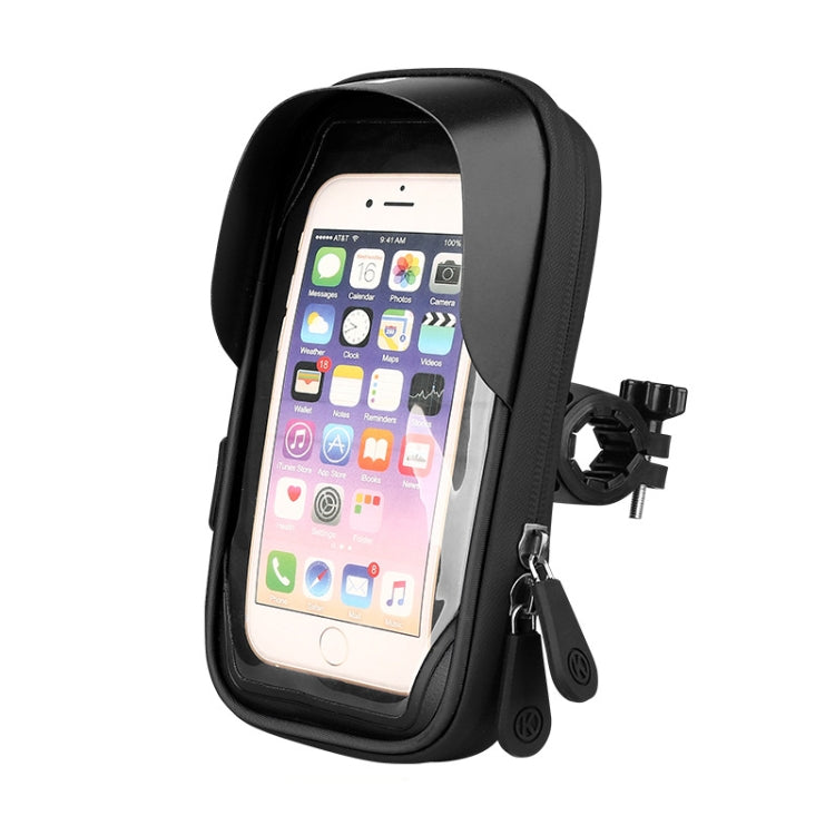 Porta carte per mountain bike Porta cellulare touch screen per moto Veicolo elettrico Supporto per telefono cellulare con staffa di navigazione impermeabile, Handlebars, Rearview Mirrors