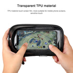 Porta carte per mountain bike Porta cellulare touch screen per moto Veicolo elettrico Supporto per telefono cellulare con staffa di navigazione impermeabile, Handlebars, Rearview Mirrors