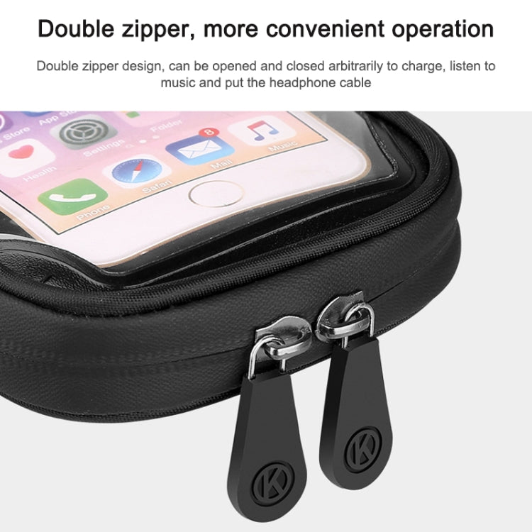 Porta carte per mountain bike Porta cellulare touch screen per moto Veicolo elettrico Supporto per telefono cellulare con staffa di navigazione impermeabile, Handlebars, Rearview Mirrors