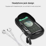Porta carte per mountain bike Porta cellulare touch screen per moto Veicolo elettrico Supporto per telefono cellulare con staffa di navigazione impermeabile, Handlebars, Rearview Mirrors