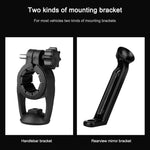 Porta carte per mountain bike Porta cellulare touch screen per moto Veicolo elettrico Supporto per telefono cellulare con staffa di navigazione impermeabile, Handlebars, Rearview Mirrors