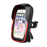Porta carte per mountain bike Porta cellulare touch screen per moto Veicolo elettrico Supporto per telefono cellulare con staffa di navigazione impermeabile, Handlebars, Rearview Mirrors