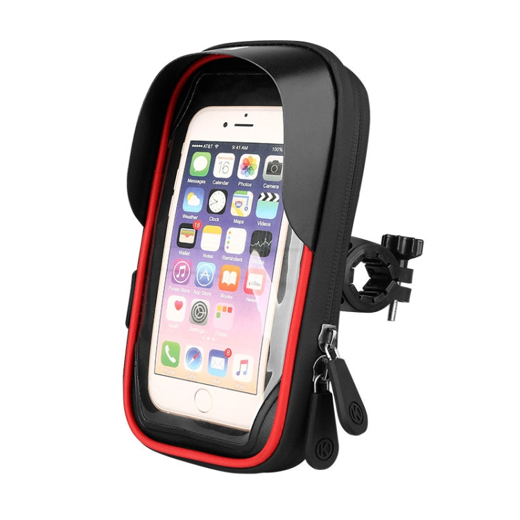 Porta carte per mountain bike Porta cellulare touch screen per moto Veicolo elettrico Supporto per telefono cellulare con staffa di navigazione impermeabile, Handlebars, Rearview Mirrors