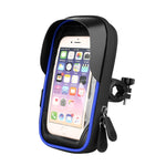 Porta carte per mountain bike Porta cellulare touch screen per moto Veicolo elettrico Supporto per telefono cellulare con staffa di navigazione impermeabile, Handlebars, Rearview Mirrors