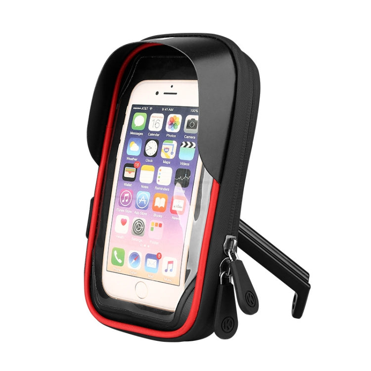 Porta carte per mountain bike Porta cellulare touch screen per moto Veicolo elettrico Supporto per telefono cellulare con staffa di navigazione impermeabile, Handlebars, Rearview Mirrors