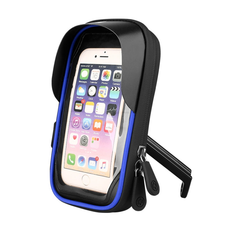 Porta carte per mountain bike Porta cellulare touch screen per moto Veicolo elettrico Supporto per telefono cellulare con staffa di navigazione impermeabile, Handlebars, Rearview Mirrors
