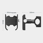 Supporto per telefono cellulare per bicicletta Supporto per telefono cellulare per navigazione per auto elettrica per moto, Handlebars, Rearview Mirrors