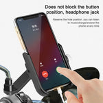 Supporto per telefono cellulare per bicicletta Supporto per telefono cellulare per navigazione per auto elettrica per moto, Handlebars, Rearview Mirrors