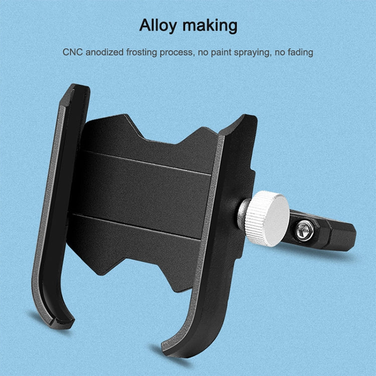 Supporto per telefono cellulare per bicicletta Supporto per telefono cellulare per navigazione per auto elettrica per moto, Handlebars, Rearview Mirrors