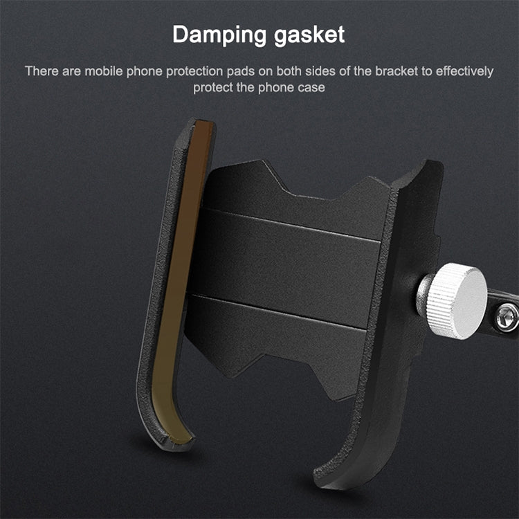 Supporto per telefono cellulare per bicicletta Supporto per telefono cellulare per navigazione per auto elettrica per moto, Handlebars, Rearview Mirrors