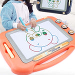 Lavagna magnetica da tavolo per bambini 46,5x36,5 cm