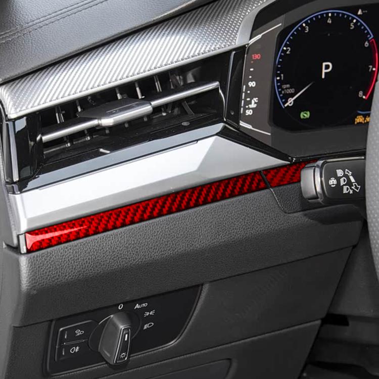 Set di 3 adesivi per la finitura del cruscotto per Volkswagen CC con guida a sinistra