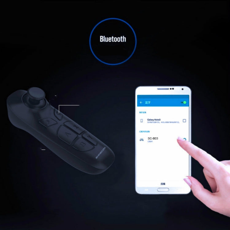 SHiNECON SC-B03 Maniglia per giochi VR Telecomando per connessione wireless per telefono cellulare Bluetooth