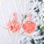 Set di 3 paia di mantelli creativi in legno per ragazzo e ragazza, con ciondolo per albero di Natale per bambola