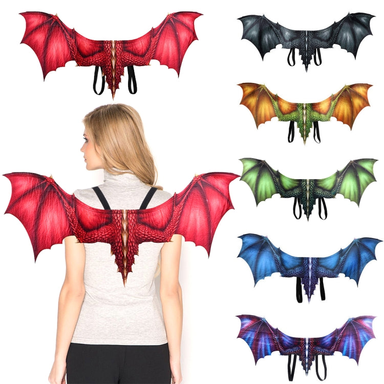 Decorazione per adulti di carnevale di Halloween, ali di drago non tessute, puntelli di ali cosplay, One Size