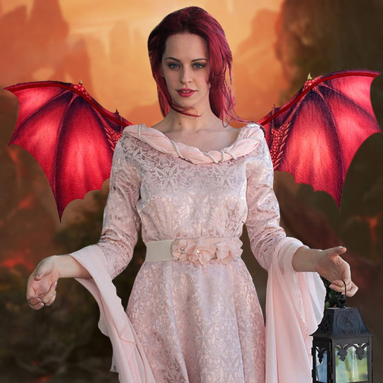 Decorazione per adulti di carnevale di Halloween, ali di drago non tessute, puntelli di ali cosplay, One Size