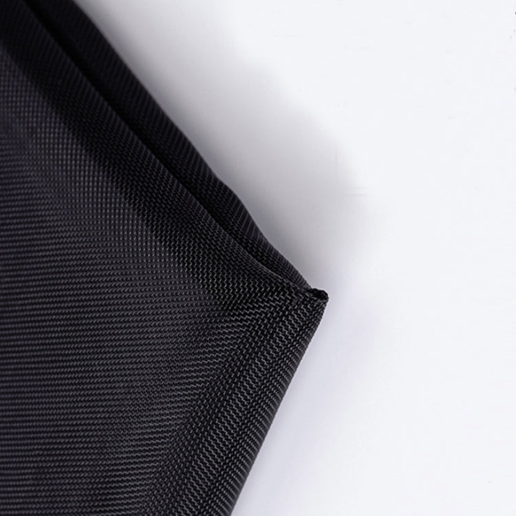 Borsa per cosmetici in rete nera trasparente Borsa per cosmetici da viaggio in tre pezzi di grande capacità, Three-piece Storage Bag