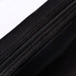 Borsa per cosmetici in rete nera trasparente Borsa per cosmetici da viaggio in tre pezzi di grande capacità, Three-piece Storage Bag