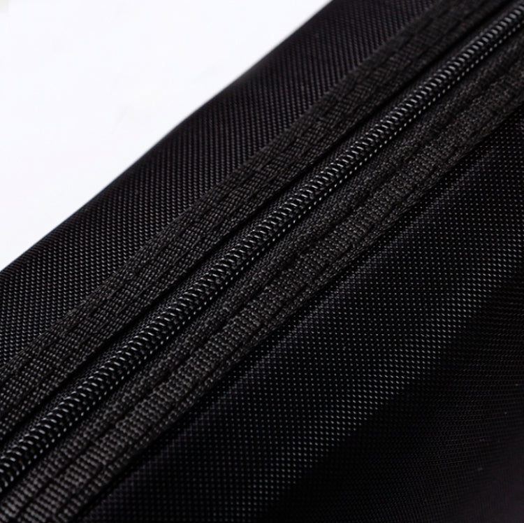 Borsa per cosmetici in rete nera trasparente Borsa per cosmetici da viaggio in tre pezzi di grande capacità, Three-piece Storage Bag