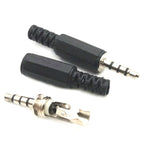 30 pz. Spina per cuffie Testa audio a quattro poli da 3,5 mm Testa di saldatura fai-da-te, Four Pole Audio Head