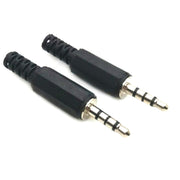 30 pz. Spina per cuffie Testa audio a quattro poli da 3,5 mm Testa di saldatura fai-da-te, Four Pole Audio Head