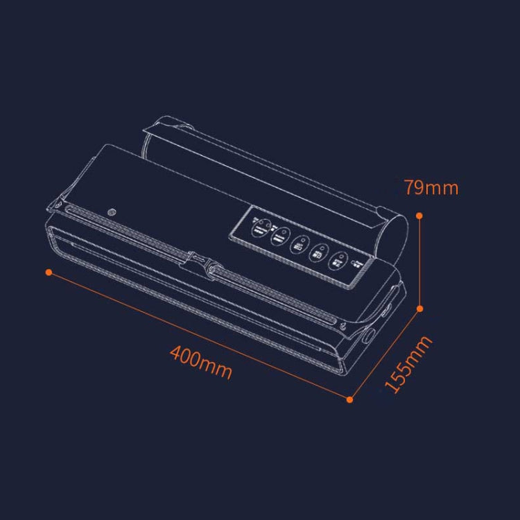 Macchina per l'imballaggio sottovuoto per macchine alimentari domestiche Macchina per sigillare sacchetti sottovuoto con struttura composita in nylon, EU Plug, US Plug, UK Plug