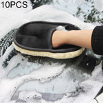 10 guanti in pile per la pulizia dell'auto, strumento per la ceretta di bellezza per l'auto, per la pulizia della casa, 10 PCS Washing Gloves