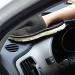 10 guanti in pile per la pulizia dell'auto, strumento per la ceretta di bellezza per l'auto, per la pulizia della casa, 10 PCS Washing Gloves