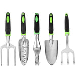 Strumento per l'orto da giardino in lega di alluminio Strumento per il mare, Wide Shovel, Scale Shovel, Three-tooth Shovel, Three-tooth Rake, Weed Puller, 4 PCS / Set, 5 PCS / Set
