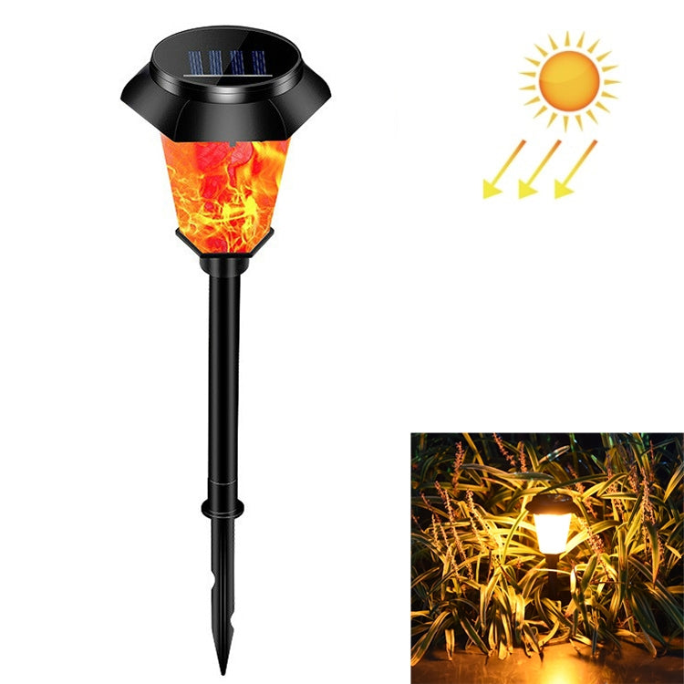Lampada da giardino solare a fiamma dinamica LED