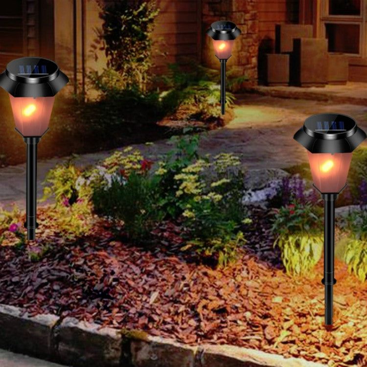 Lampada da giardino solare a fiamma dinamica LED