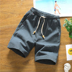 Pantaloncini a cinque punti casual in lino di cotone sciolto, M, XL, XXL, XXXXL, XXXXXL, L